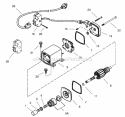 Electric Starter Kit Assembly Diagram and Parts List for 28232 220000001-220999999 - 2002 Lawn Boy Snow Blower